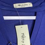 Mikey & Joey V-Neck Blue T Shirt Sheath Dress Medium Photo 1