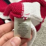 Christopher & Banks  Vintage American Flag Knit Sweater Shortsleeve Patriotic L Photo 9