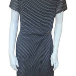 Vintage NWT J.B.S. Ltd Black & White Polka Dot Dress (6) Black Photo 0
