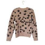 Magnolia Boutique Floral Daisy Chunky Sweater M/L Brown Indie Cozy Cottagecore Size M Photo 2