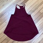 Athleta  Racerback Thin Strap Athletic Burgundy Tunic Tank size xsmall Photo 3
