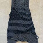 Chaser American Flag Oversized Tank Tee Sz M Gray Photo 0