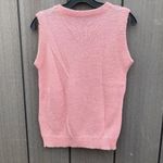 Vintage Sleeveless Sweater Pink‎ Pink Size M Photo 4