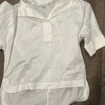 Ted Baker London Avereye Wide Neck Cotton Batwing Blouse size 2 White Photo 6