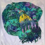 Tropical Earth Tones Women’s Blue/Green/Purple/Yellow Sarong Island Wear Swim Blue Size undefined Photo 6