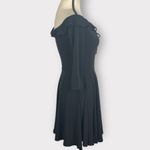 Lovers + Friends  Gabbie Mini Dress Women's Small Black Skater Off Shoulder NWT Photo 5