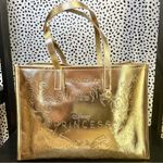 Bath & Body Works x Disney Princess Limited Edition Embossed Gold Tote Bag Photo 1