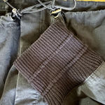 St. John  Jacket Ribbed Trim Collared Outdoor Cotton Casual Black Large Photo 3