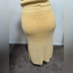 Rachel Zoe  light yellow Knit Sweater Tank & lined Skirt Set woman size Medium Photo 6