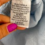 Johnny Was  Light Blue Embroidered Tank Top Photo 5