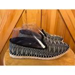 Universal Threads Universal Thread Carly Black Woven Espadrille Flats Women's Shoes 7 Photo 2