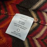 Pendleton  Merino Wool Southwestern Cardigan Chevron Western Hippie Lagenlook XS Photo 6