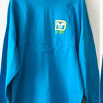 NWT  Parks Neon Blue & Green Walt Disney World Long Sleeve Spirit Jersey S Photo 0