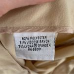 Talbots Beige Women's Stretch Wide Leg Dress Pants Size 4 Photo 5