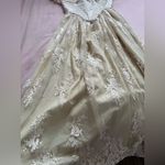 Lacemade Cream Pearl Lace Maxi Dress White Size M Photo 2