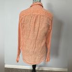 Flax  Linen Button Down Shirt Peach size P (4-6) Photo 2