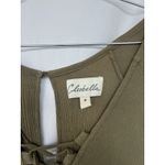 Cleobella  Moss Green Lace Up Mini Dress Flare Sleeve Forest Fairy Goblin Witch Photo 8