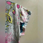 Fresh Produce EUC |  Tropical Print T-Shirt Dress w/ Ruffle | Women’s S/M Photo 7