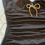 LAUREN RALPH LAUREN Beach Club
Solids Laced Over The Shoulder Swimsuit~ 12 Black Photo 2