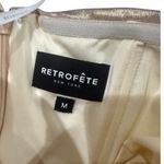 Retrofête Maytal Strapless Lamé Gown in Latte – Size M New! Gold Size M Photo 3