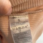 Banana Republic beige ribbed slim fit round neck bodysuit long sleeve size XL Photo 6