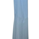 Lucy in the Sky Lucy In the Sky Light Blue MaxiDress Gold Floral Applique Spaghetti StrapFormal Photo 0