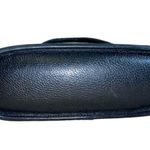 Brighton VTG 90s Y2K Gina Black Pebbled & Croc Embossed Trim Leather Hobo Purse Photo 6