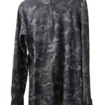 Lululemon Outrun the Elements 1/2 Zip - Incognito Camo HTR Black / Size 6 Photo 0