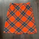 Tracy Evans Vintage 70’s Style Plaid Red Made in USA Midi Women’s Skirt Sz. 9 Photo 0