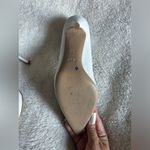 $595 SJP By Sarah Jessica‎ Parker White Windsor 70 Heels Size 37.5 Photo 6