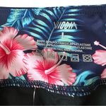 NWT Viordia 9" High Waisted Long Swim Board Swim Shorts with Pockets Blue Size L Photo 4