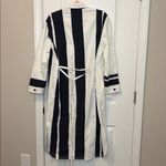 ZARA SRPLS black white midi contrast stripe shirt dress size small Photo 9