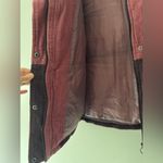 Bohme Corduroy Pink & Purple Zip Up Botton Puff Jacket Photo 4