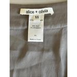 Alice + Olivia Beaded Silk Tank Dress Beige Size XS Photo 7