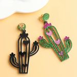 Cactus with pink hearts‎ acrylic CLIP Photo 6