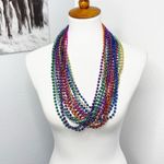 Mardi Gras Fat Tuesday Bead Necklaces Set of 15 Multiple Photo 5