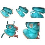 Spartina 449 Cosmetic Makeup Bag Small Tote Floral Zipper Compartments R… Photo 6