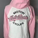 Harley Davidson Motorcycles Full Zip Hoodie Sweatshirt Breast Cancer Awareness October Pink Photo 0