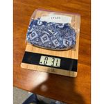 Willi Smith Womens Blue White Geometric Sleeveless Tank Top Large Shirt Career Photo 8