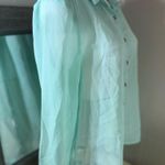 Charlotte Russe Green Button Down Shirt Relaxed Fit Photo 10