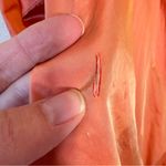 Adidas  X Fiarucci Orange Quarter Zip Windbreaker Jacket Women’s L Hoodie Fall Photo 9