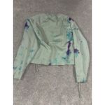 Nike  Sportswear‎ Essential Fleece Crew Tie sides Green Purple size small Photo 8