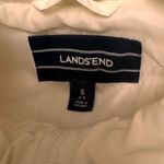 Lands’ End Oatmeal Ivory Puffer Vest Small Sleeveless Quilted Outerwear in GUC White Photo 8