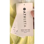 Athleta Womens Sleeveless T Shirt 2X Yellow NEW Breezy Twist Tank Cropped Run Photo 4