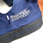 Outdoor Voices  Blue & Black Seamless Plunge Sports Bra Size Medium Photo 3