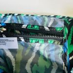 Diane Von Furstenberg Arrow Geo/Disco Zebra Green Reversible Reusable Bag DVF Photo 6