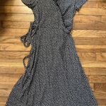 Madewell Black Wrap Dress Photo 0