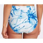 CALIA Womens High Waisted Tie Dye Bikini Bottoms Size XS Beach Swim Modest Blue Photo 3