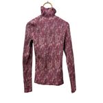 Caroline Constas all over ruched turtleneck top EUC Pink Photo 2