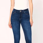 Warp+Weft‎ Women's JFK New York City Dark Wash High Waisted Skinny Jeans 4/27 Photo 0